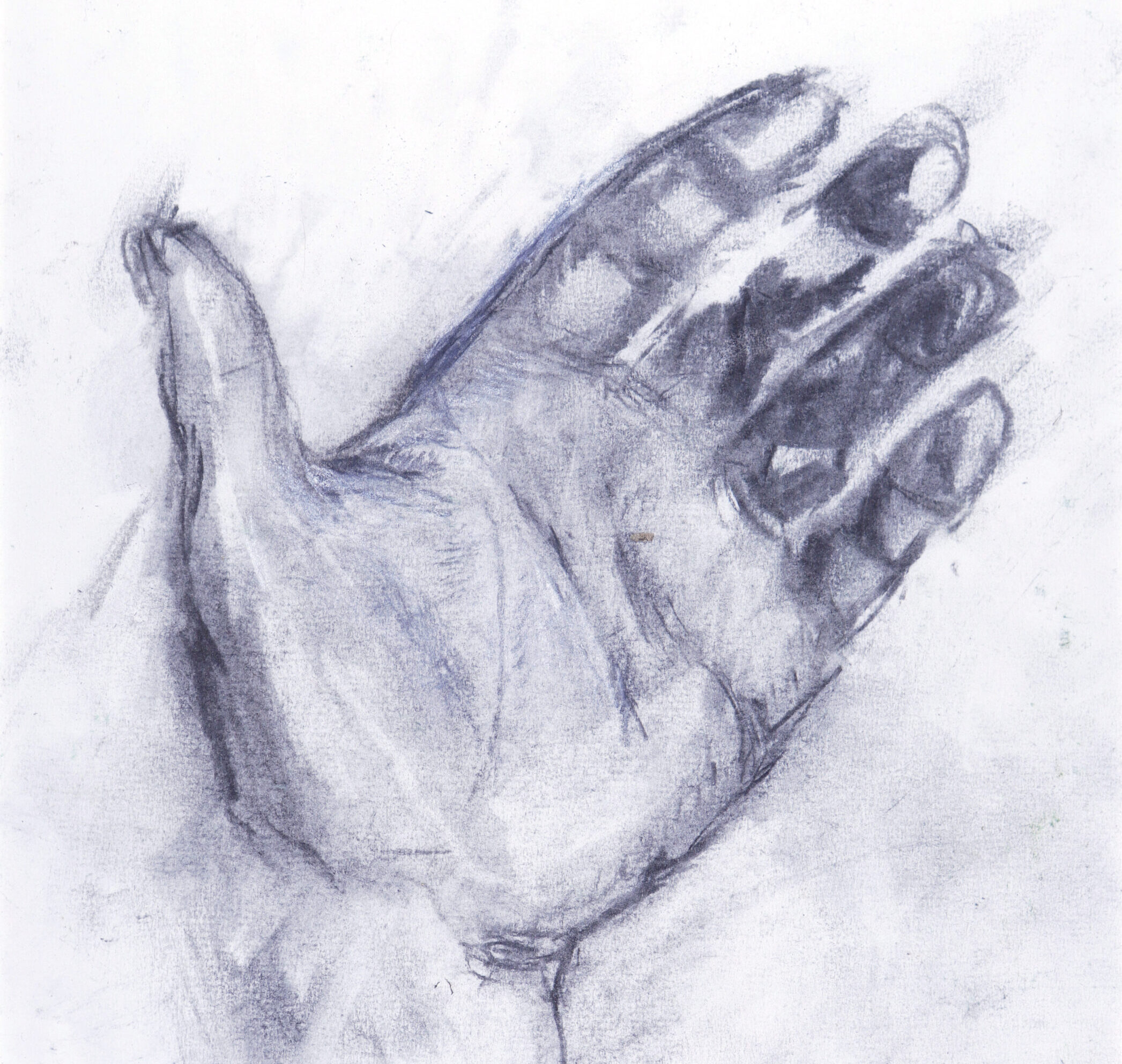 Pennstreck och färgfläckar